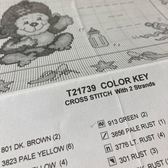 “Monkeys on the Bed” Tobin Baby Cross Stitch - Picture 6 of 7